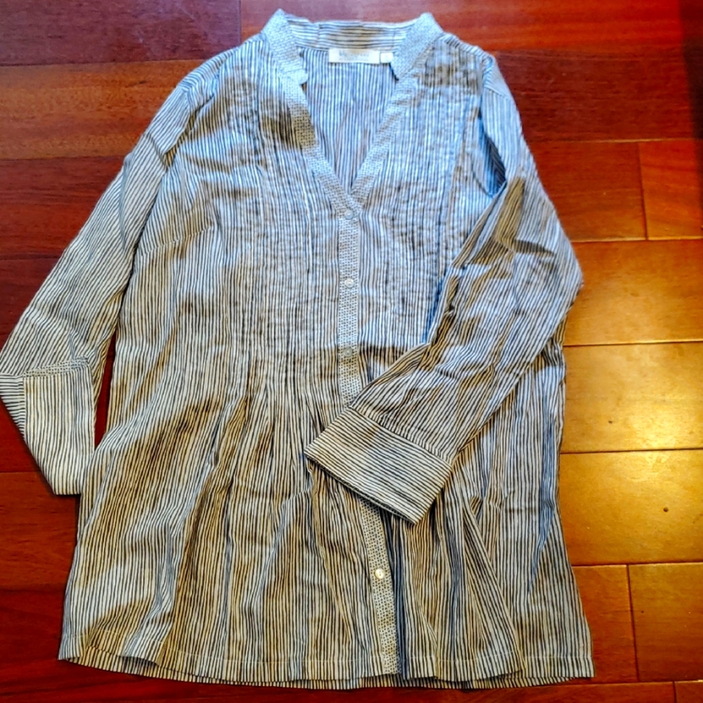 Bluthreads By Rockflowerpaper Striped Cotton Tunic